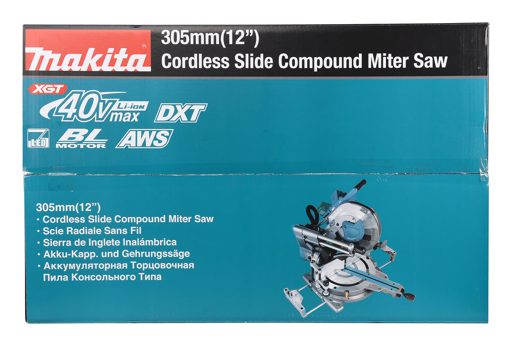 Makita Akku-Kapp- und Gehrungssäge – 40V max., bürstenlos, LED-Schnittlinie & AWS - LS003GZ01
