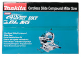 Makita Akku-Kapp- und Gehrungssäge – LED-Schnittlinienanzeige, AWS, kompakte Bauweise - LS004GZ01