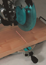 Makita Kapp- und Gehrungssäge – 1.510 W, 260 mm Blatt, Dual-Slide-System & Laser - LS1019L
