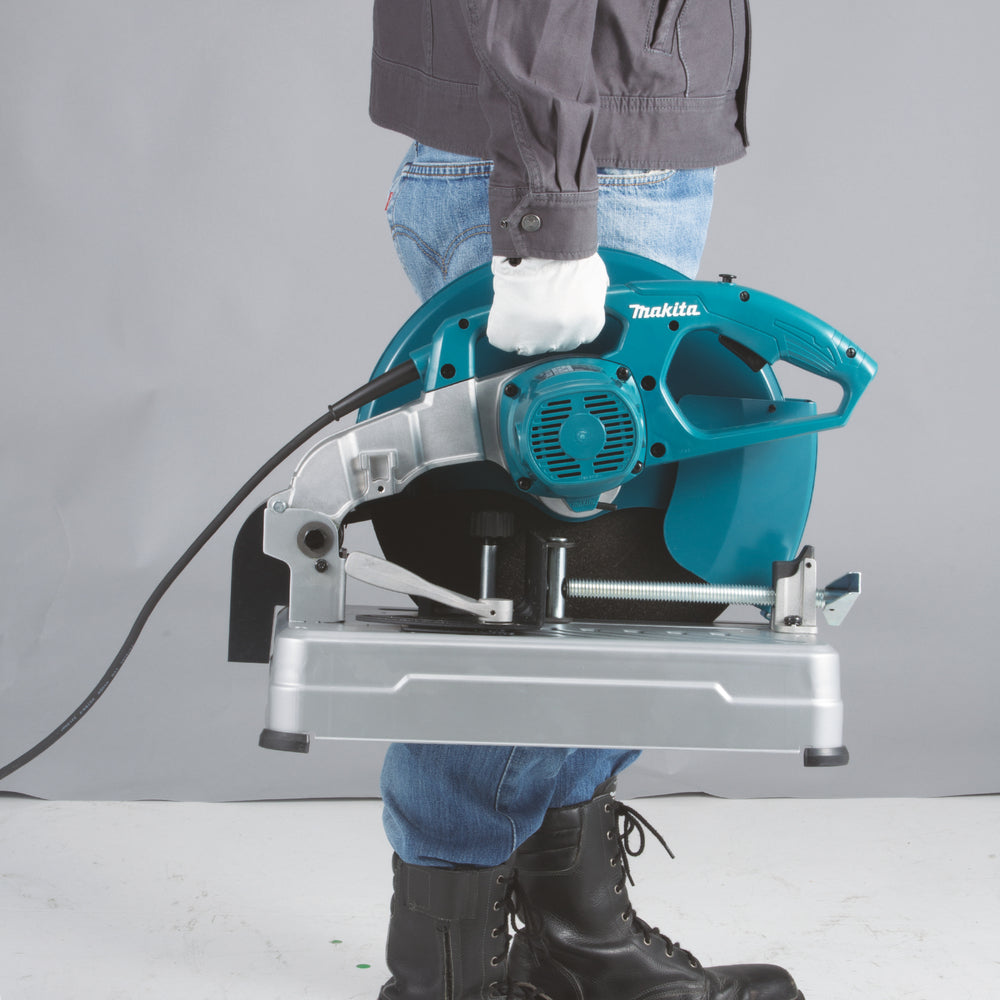 Makita Trennschleifmaschine – 2.200 W Power, 355 mm Scheibe & Gehrungsschnitte - LW1400