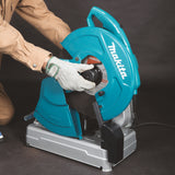 Makita Trennschleifmaschine – 2.200 W Power, 355 mm Scheibe & Gehrungsschnitte - LW1400