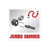 M7 Power-Werkzeuge - 1/2" Kraftschrauber Jumbo Hammer -  900Nm NC4650