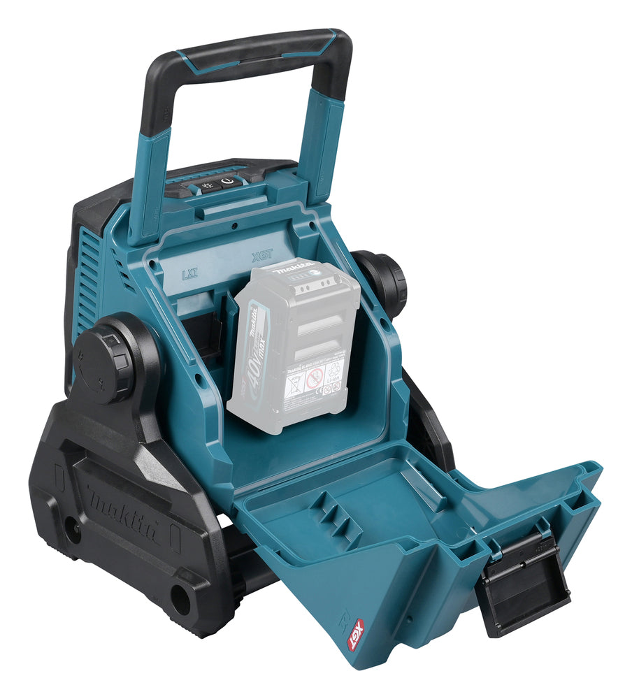 Makita LED-Akku-Baustrahler – 40 LEDs, 3 Helligkeitsstufen & IP65 (XGT 40V max.) - ML005G