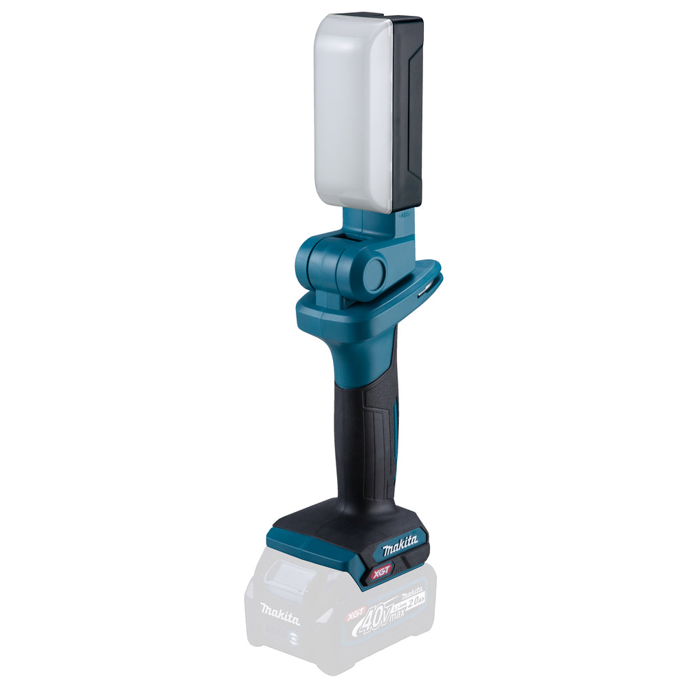 Makita LED-Akku-Arbeitsleuchte – 3 Helligkeitsstufen, drehbarer Leuchtkopf & Diffusor - ML006GX