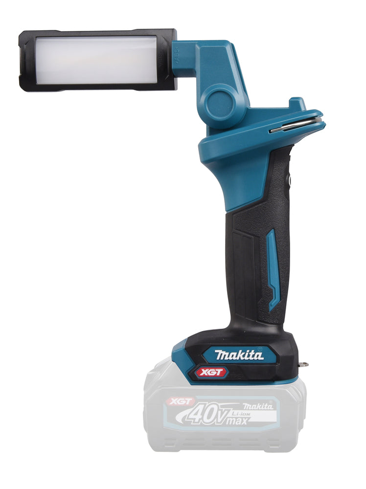Makita LED-Akku-Arbeitsleuchte – 3 Helligkeitsstufen, drehbarer Leuchtkopf & Diffusor - ML006GX