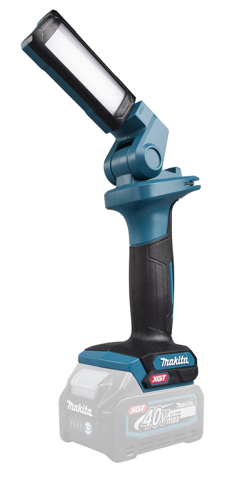 Makita LED-Akku-Arbeitsleuchte – 3 Helligkeitsstufen, drehbarer Leuchtkopf & Diffusor - ML006GX