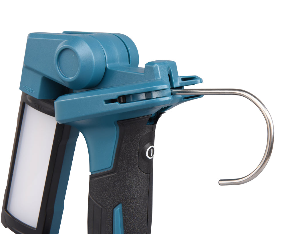 Makita LED-Akku-Arbeitsleuchte – 3 Helligkeitsstufen, drehbarer Leuchtkopf & Diffusor - ML006GX