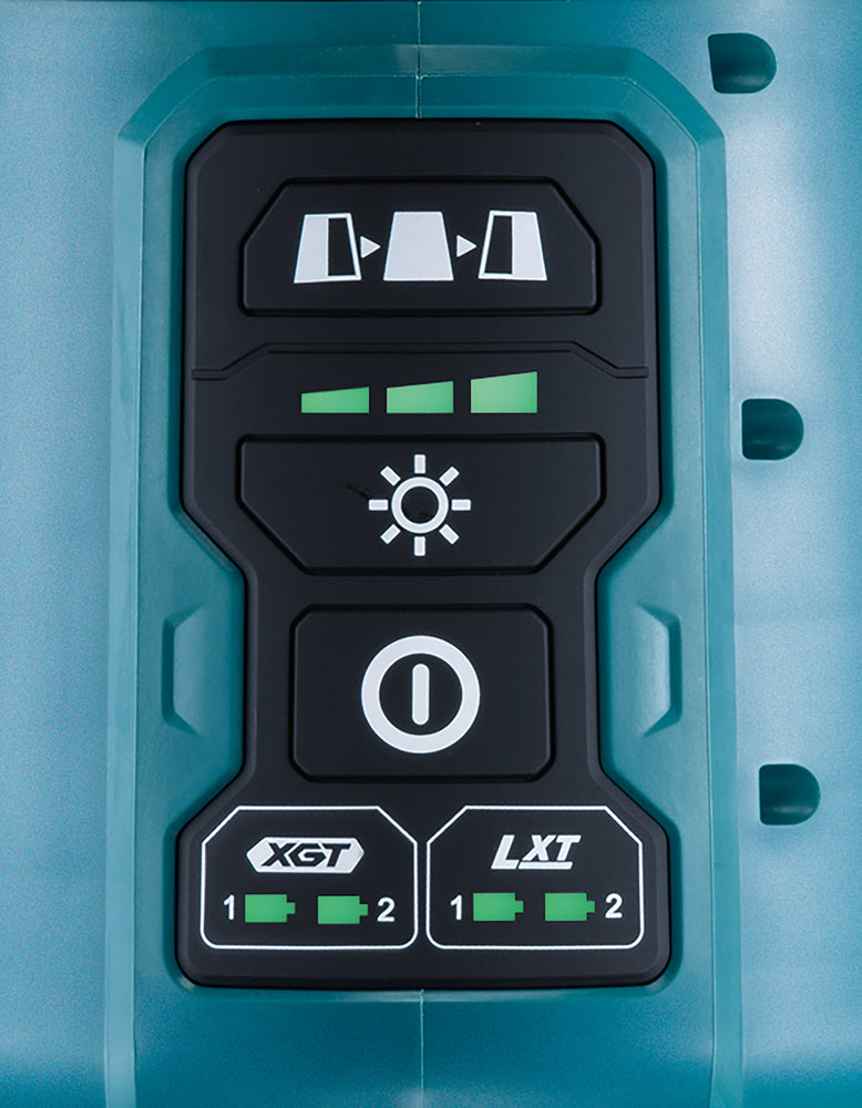 Makita LED-Flächenbeleuchtung – 5.500 Lumen, 3 Helligkeitsstufen & 360° Abstrahlung (XGT 40V max.) - ML010G