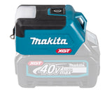 Makita LED-Akku-Taschenlampe – 3 Leuchtmodi, USB-Port & kompaktes Design (XGT 40V max.) - ML011G