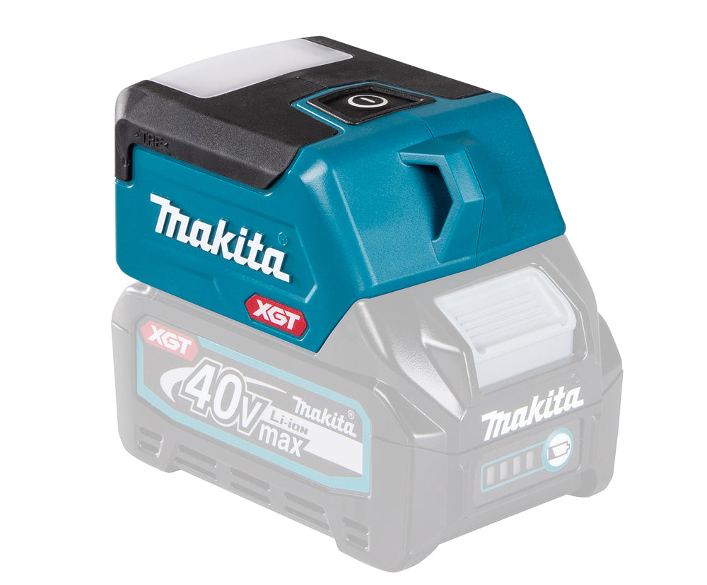 Makita LED-Akku-Taschenlampe – 3 Leuchtmodi, USB-Port & kompaktes Design (XGT 40V max.) - ML011G