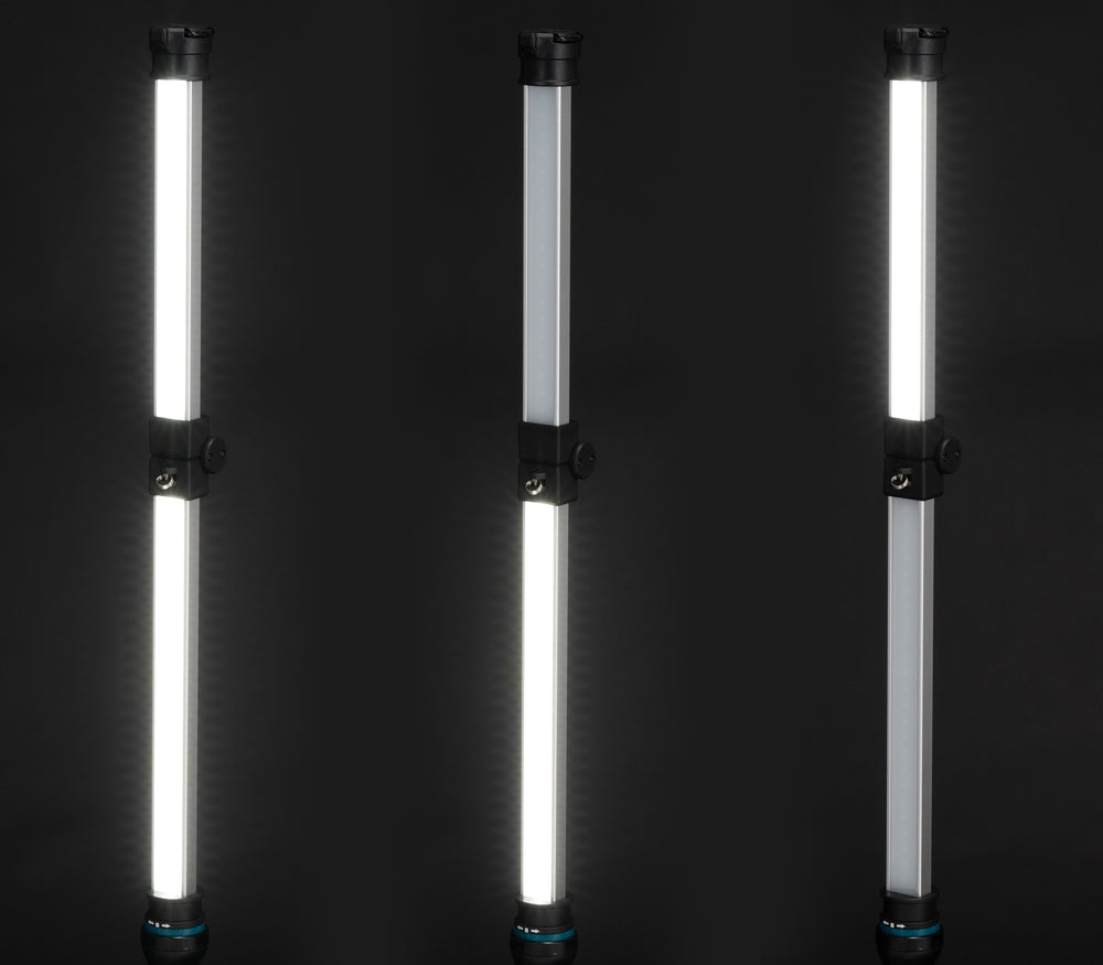 Makita LED-Akku-Stableuchte ML012 – 1.700 lm, klappbar & mit Teleskophalterung - ML012G