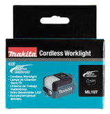 Makita LED-Akku-Taschenlampe – 3 Leuchtmodi, Hand- & Werkstattlampe, USB-Port (CXT 12V max.) - ML107