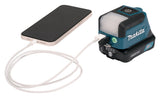 Makita LED-Akku-Taschenlampe – 3 Leuchtmodi, Hand- & Werkstattlampe, USB-Port (CXT 12V max.) - ML107