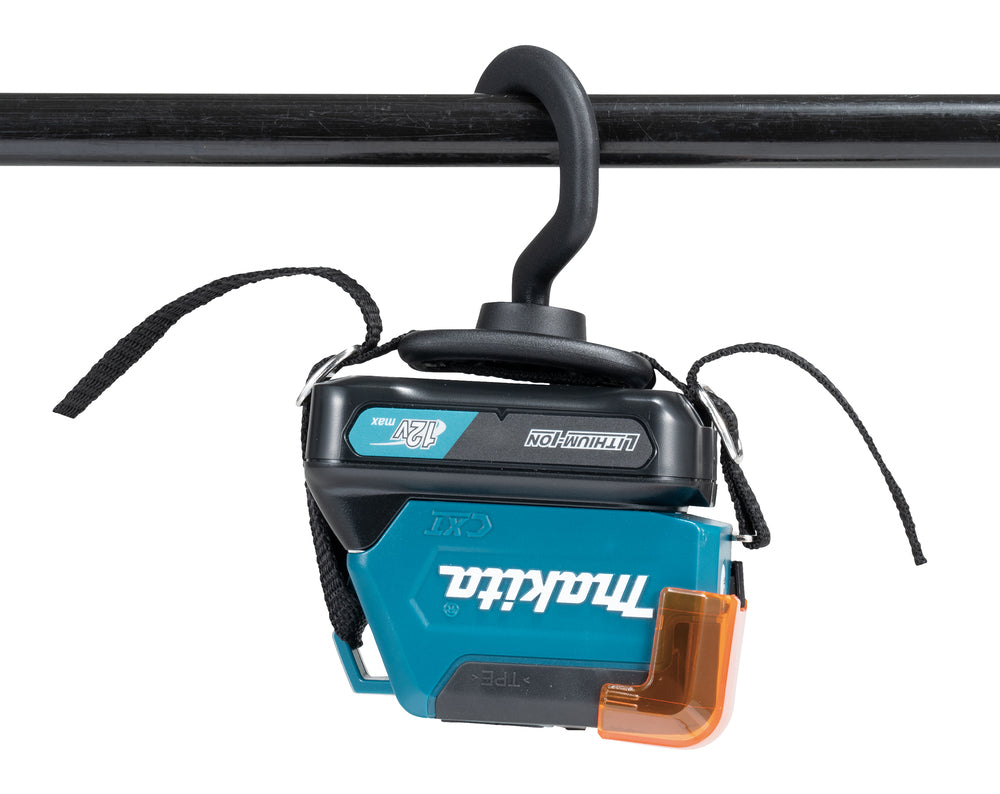 Makita LED-Akku-Taschenlampe – 3 Leuchtmodi, Hand- & Werkstattlampe, USB-Port (CXT 12V max.) - ML107
