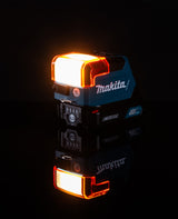 Makita LED-Akku-Taschenlampe – 3 Leuchtmodi, Hand- & Werkstattlampe, USB-Port (CXT 12V max.) - ML107