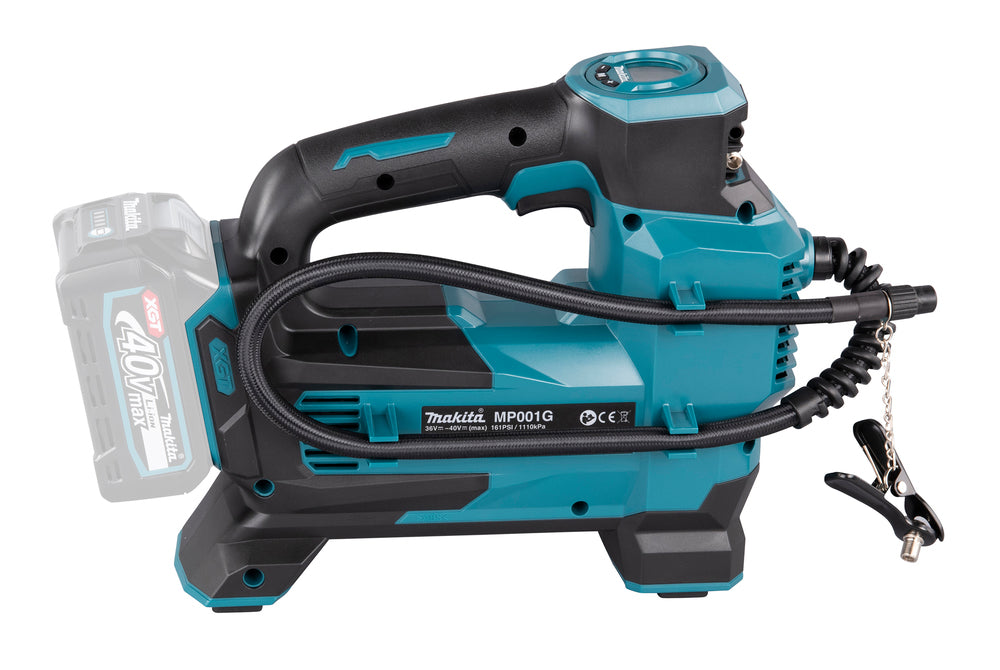 Makita Akku-Kompressor – bis 11,1 bar, Digitaldisplay, 3 Stufen, LED & XPT-Schutz - MP001GZ