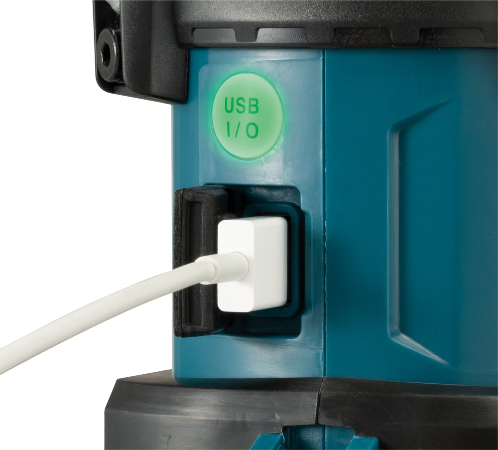 Makita Akku-Radio mit Laterne – DAB+/FM, 4 Lichtmodi, USB-Ladefunktion, IP65 - MR009GZ