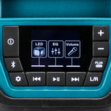 Makita Bluetooth-Lautsprecher – kraftvoller Sound, Mikrofonbuchse, bis 10 Geräte koppelbar - MR014GZ