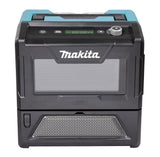 Makita Akku-Mikrowelle MW001G – 40Vmax, mobil, mit USB-Anschluss & LED-Display - MW001GZ