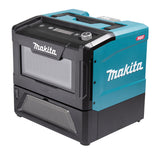 Makita Akku-Mikrowelle MW001G – 40Vmax, mobil, mit USB-Anschluss & LED-Display - MW001GZ