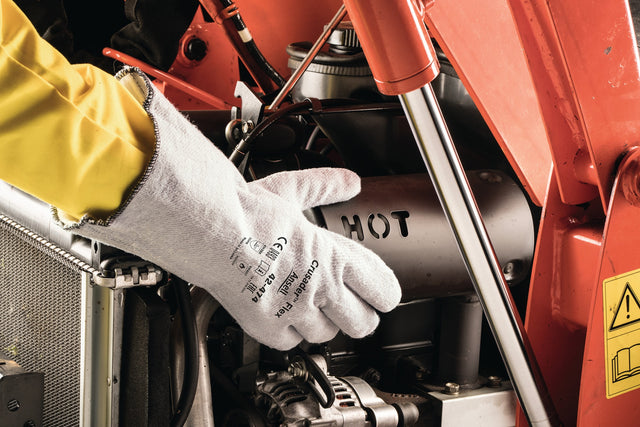 ANSELL Hitzehandschuhe ActivArmr® 42-474 Gr.9 grau 12 Paar – EN 388 & EN 407, Kontakthitze bis 200 °C