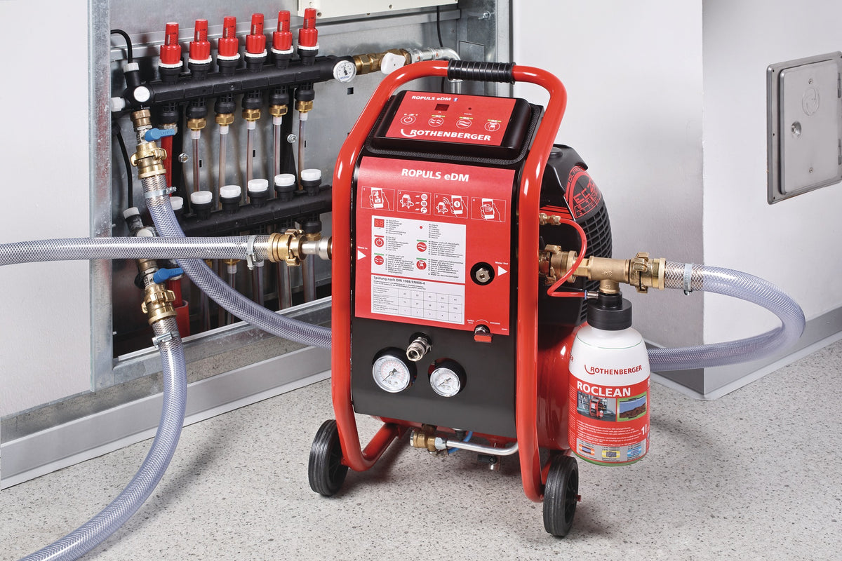 ROTHENBERGER ROPULS Spülkompressor – 8 bar, 230 V, für Fußbodenheizung & Trinkwasser