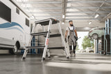 HAILO Stahlrohr-Tritt Master D70 – 2 Stufen, Plattformhöhe 400 mm, bis 150 kg