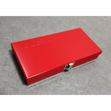 KING TONY Profi-Werkzeuge - 1/4" Steckschlüssel-Set, metrisch, mit Zubehör, Thermoform - 30 tlg. 2530CR02