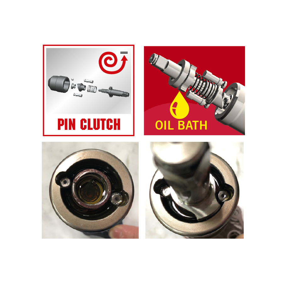 M7 Power-Werkzeuge - 1/2" Druckluft Kraftschrauber - 813Nm NC4130