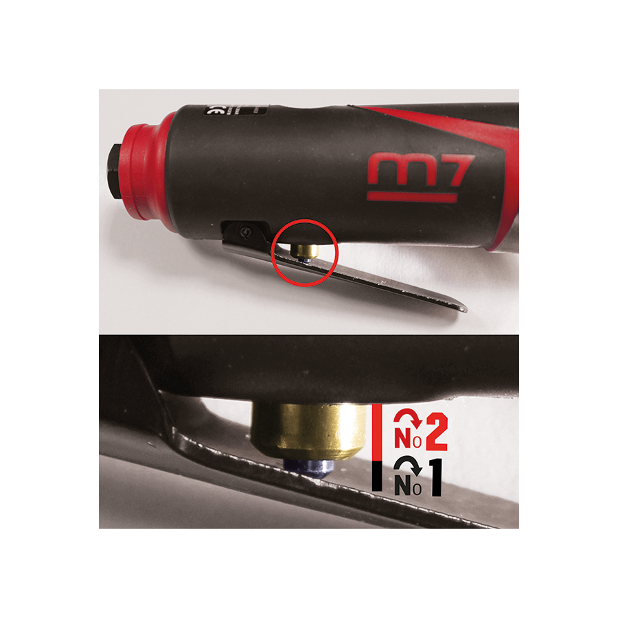 M7 Power-Werkzeuge - 1/2" Druckluft-Ratschenschlüssel - 135Nm NE483