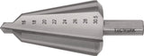 TECWERK Blechschälbohrer 3-14 mm HSS-Co, 2 Schneiden, Senkwinkel 20°