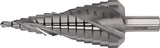 Stufenbohrer HSS spiralgenutet 4-12 mm, 9 Stufen, TECWERK – Präzisionsbohrer für Metall