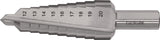 TECWERK Stufenbohrer 12-20 mm HSS geradegenutet 9 Stufen 2 Schneiden