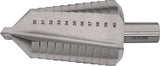 TECWERK Stufenbohrer 12-20 mm HSS geradegenutet 9 Stufen 2 Schneiden