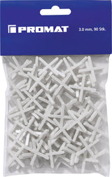 PROMAT Fliesenkreuz 1 mm – 150 Stück pro Beutel, 10 Beutel