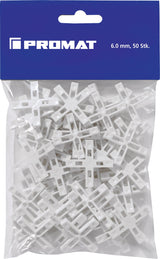 PROMAT Fliesenkreuz 1 mm – 150 Stück pro Beutel, 10 Beutel