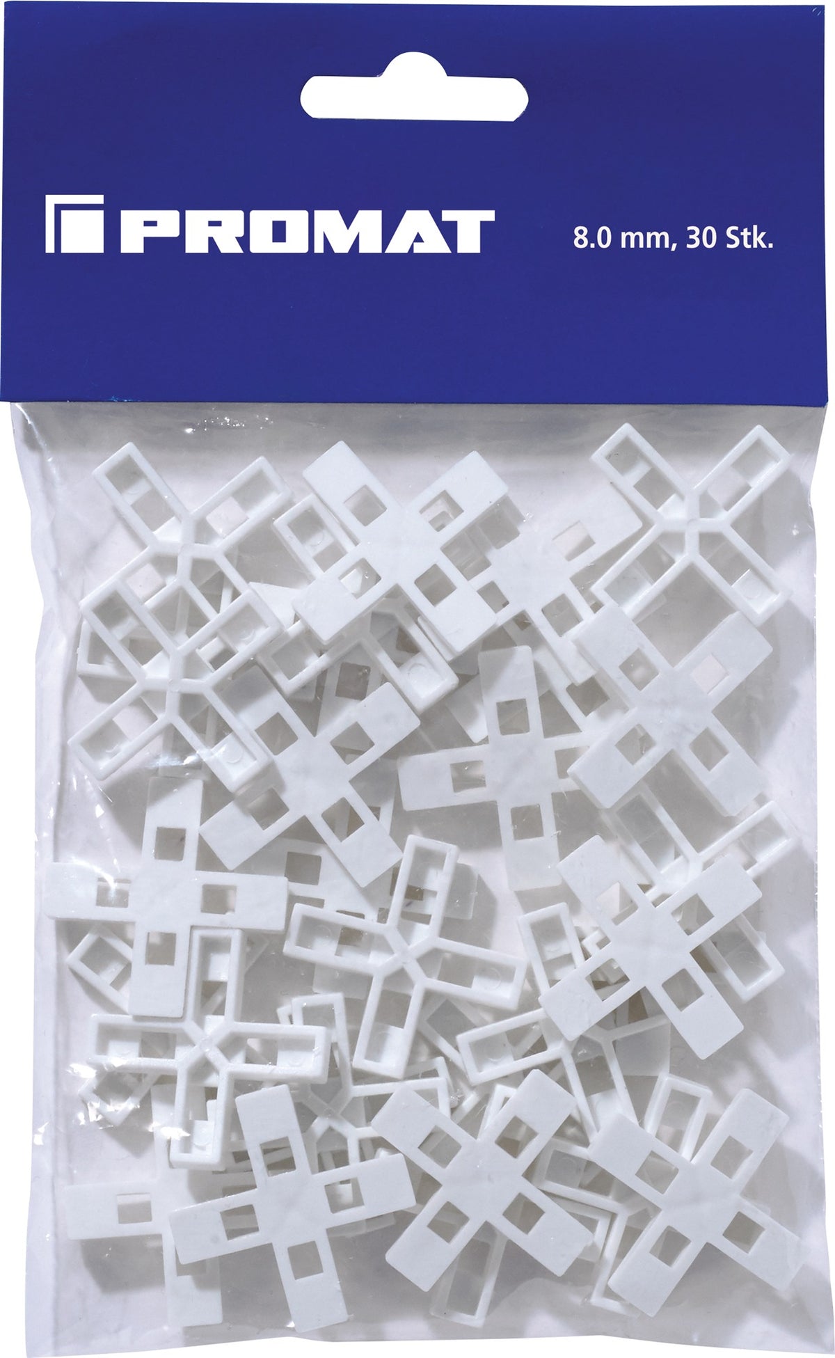 PROMAT Fliesenkreuz 1 mm – 150 Stück pro Beutel, 10 Beutel