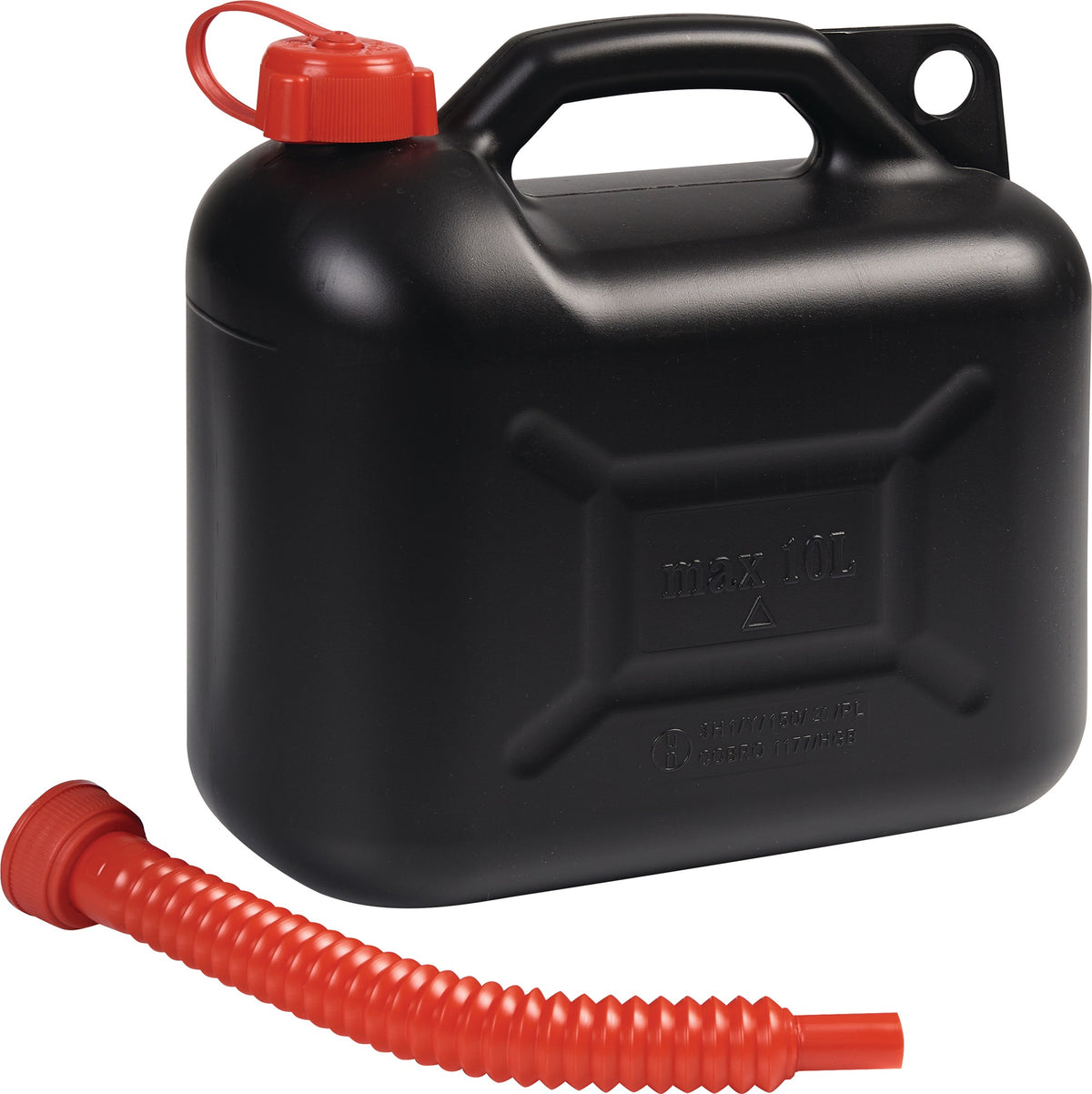 NOW Transportkraftstoffkanister 10 l schwarz HD-PE mit UN-Zulassung
