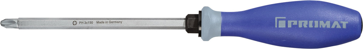PROMAT Schraubendreher PH 1 mit 3K-Griff und 6-Kant-Klinge, 80 mm