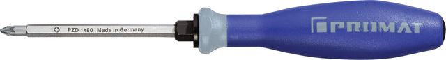 PROMAT Schraubendreher PZD 1, 6-Kant Klinge, 3K-Griff, 80 mm – präzise & robust