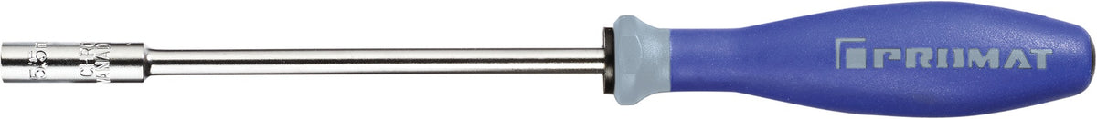 PROMAT Sechskantsteckschlüssel SW 5 mm mit 3K-Griff, Klinge 125 mm, Gesamtlänge 230 mm