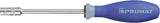 PROMAT Sechskantsteckschlüssel SW 5 mm mit 3K-Griff, Klinge 125 mm, Gesamtlänge 230 mm