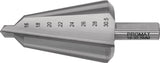 PROMAT Blechschälbohrer 4-20 mm HSS-Co mit 2 Schneiden, 20° Senkwinkel, Schaft-Ø 8 mm