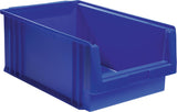 Sichtlagerkasten PLK 500x315x200 mm PP rot von LA-KA-PE – 8 Stück, 22,5 l, 180 kg Auflast