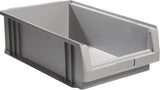 Sichtlagerkasten PLK 500x315x200 mm PP rot von LA-KA-PE – 8 Stück, 22,5 l, 180 kg Auflast