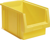 Sichtlagerkasten PLK 500x315x200 mm PP rot von LA-KA-PE – 8 Stück, 22,5 l, 180 kg Auflast
