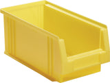 Sichtlagerkasten PLK 500x315x200 mm PP rot von LA-KA-PE – 8 Stück, 22,5 l, 180 kg Auflast