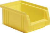 Sichtlagerkasten PLK 500x315x200 mm PP rot von LA-KA-PE – 8 Stück, 22,5 l, 180 kg Auflast