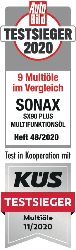 SONAX Multifunktionsspray SX90 PLUS 400ml Spraydose – 6er-Pack, EasySpray Doppelsprühsystem