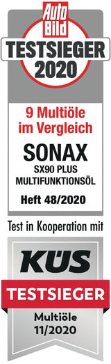 SONAX Multifunktionsspray SX90 PLUS 400ml Spraydose – 6er-Pack, EasySpray Doppelsprühsystem